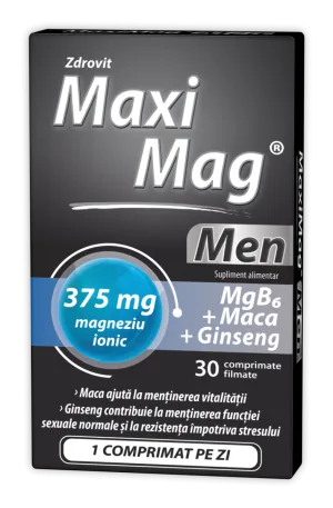 Supliment alimentar Maximag Men, 30 comprimate filmate, Zdrovit