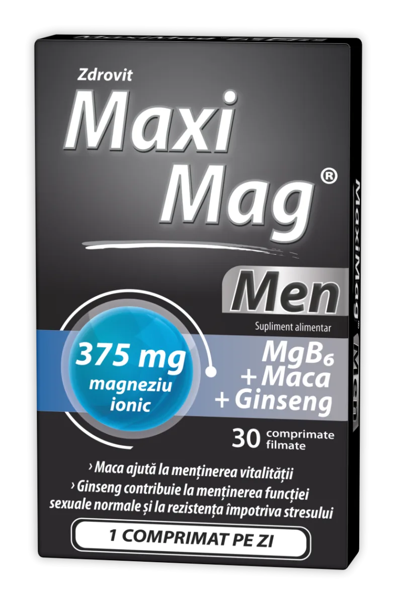 Supliment alimentar Maximag Men, 30 comprimate filmate, Zdrovit — preț și oferte