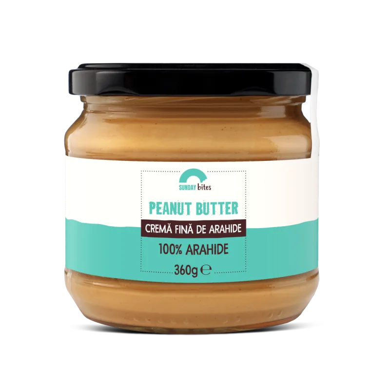 Crema fina de arahide, 360g, Sunday Bites — preț și oferte
