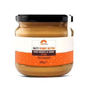 Crema crocanta de arahide cu sare, 360g, Sunday Bites