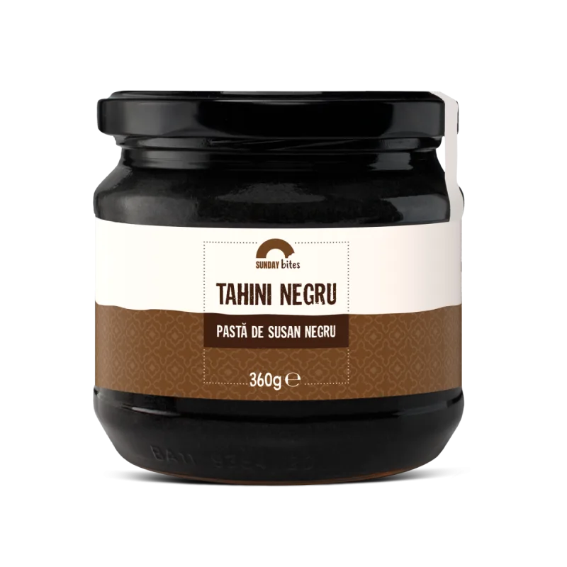 Pasta din susan negru Tahini Negru, 360g, Sunday Bites — preț și oferte