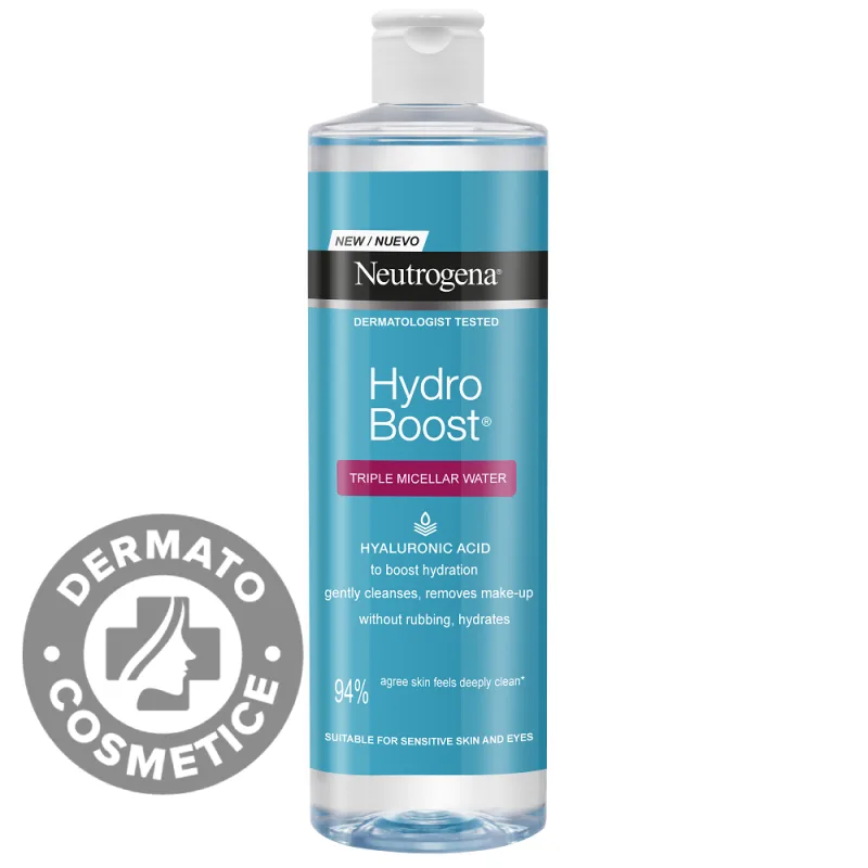 Apa micelara cu tripla actiune Hydro Boost, 400ml, Neutrogena — preț și oferte