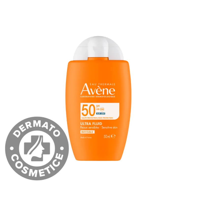 Fluid invizibil cu protectie solara pentru piele normala si mixta SPF50+ Ultra Triasorb, 50ml, Avene — preț și oferte