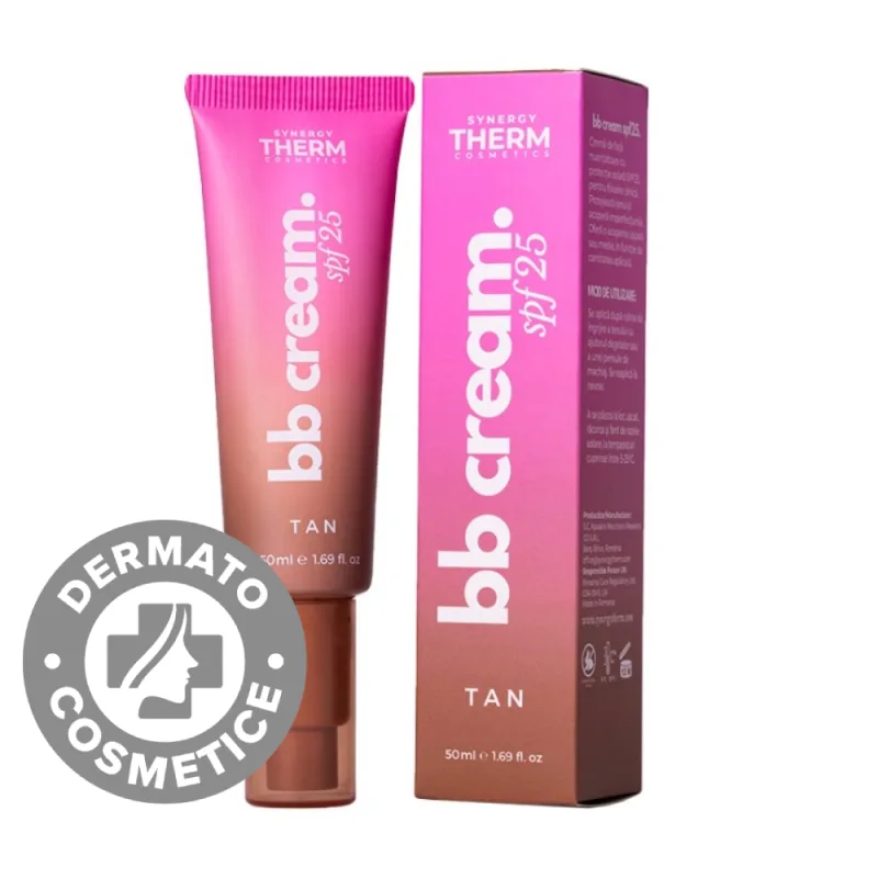 BB cream cu SPF 25 Tan, 50ml, Synergy Therm — preț și oferte