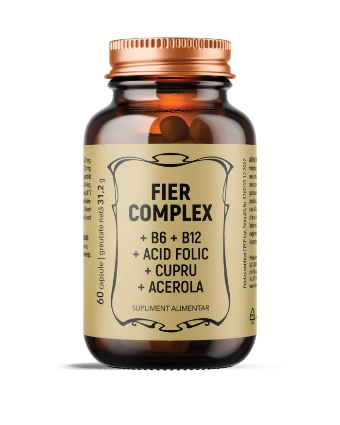 Fier Complex, 60 capsule, Laboratoarele Remedia — preț și oferte