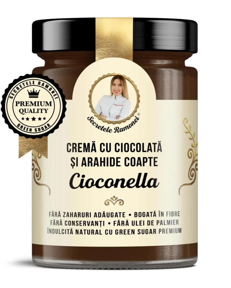 Crema de arahide si cacao Cioconella Secretele Ramonei, 350g, Laboratoarele Remedia — preț și oferte