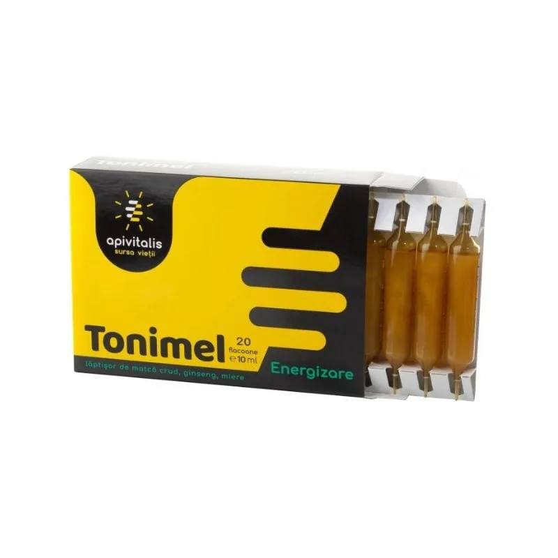 Tonimel Energizare, 20 fiole, Api Vitalis APIVITALIS — preț și oferte