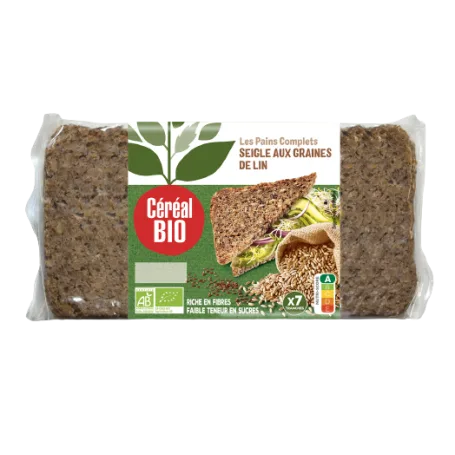 Paine integrala de secara, ovaz si in bio, 500g, Cereal Bio — preț și oferte