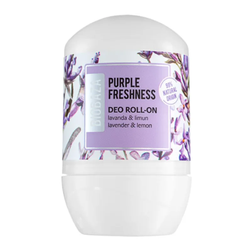 Deodorant natural Purple Freshness, 50 ml, Biobaza — preț și oferte