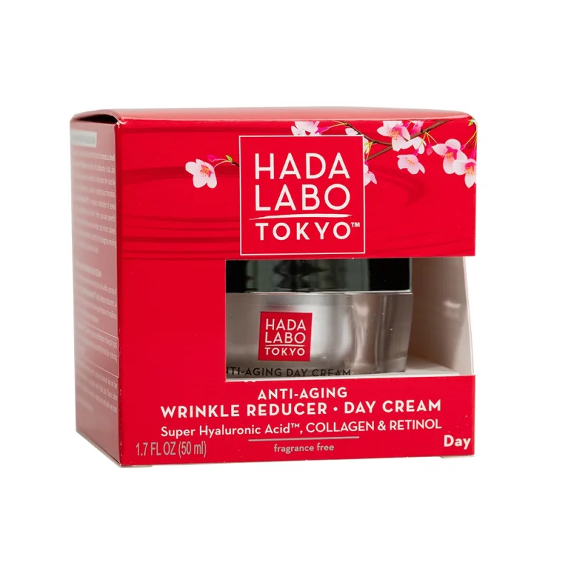 Crema de zi anti-imbatranire pentru reducerea ridurilor cu super Acid Hyaluronic™ Colagen & Retinol, 50ml, Hada Labo — preț și oferte