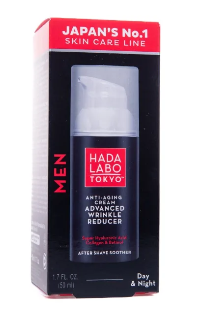 Crema anti-imbatranire pentru reducerea avansata a ridurilor la barbati, 50ml, Hada Labo Tokyo — preț și oferte