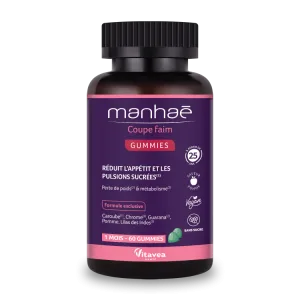 Coupe Faim Gummies, 60 jeleuri, Manhae