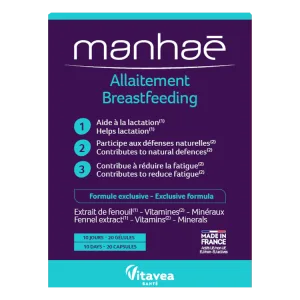 Allaitement, 20 capsule, Manhae