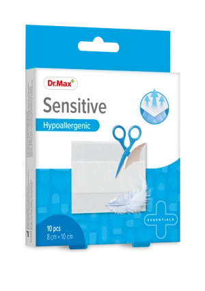 Dr. Max Plasturi sensitive sterili 8 x 10cm, 10 bucati