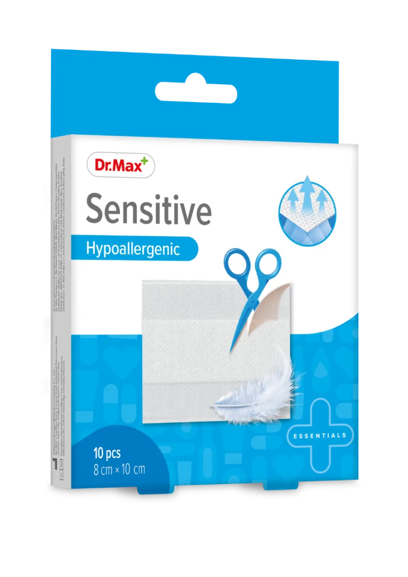 Dr. Max Plasturi sensitive sterili 8 x 10cm, 10 bucati — preț și oferte