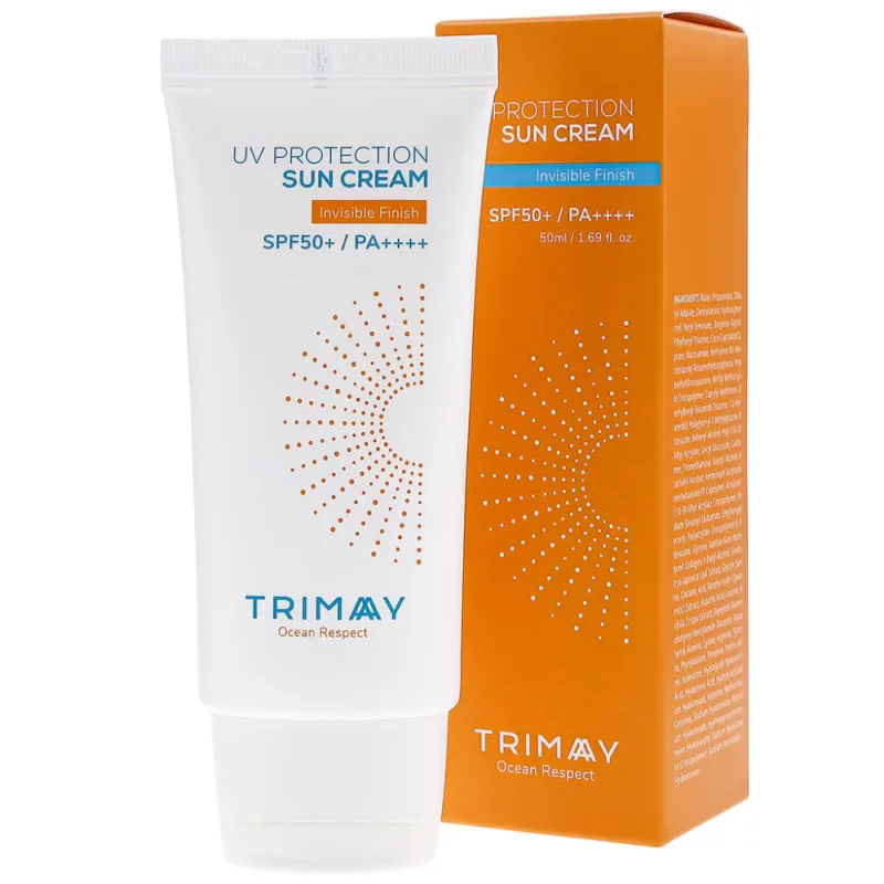 Crema de protectie solara cu filtru UV si SPF50+ PA++++ Invisible Finish, 50ml, Trimay — preț și oferte