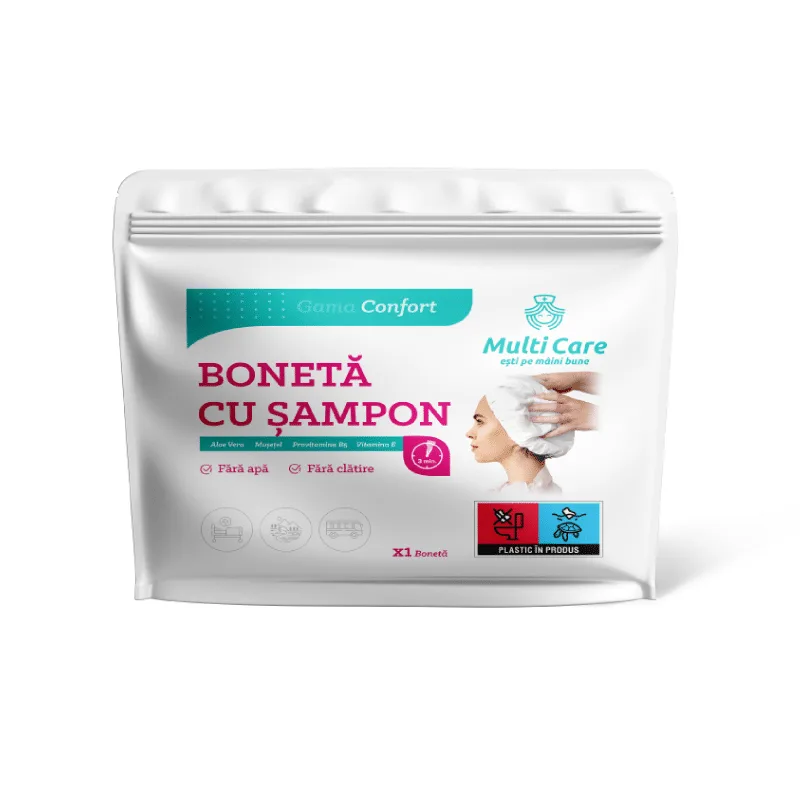 Boneta cu sampon confort, 1 bucata, Multi Care — preț și oferte