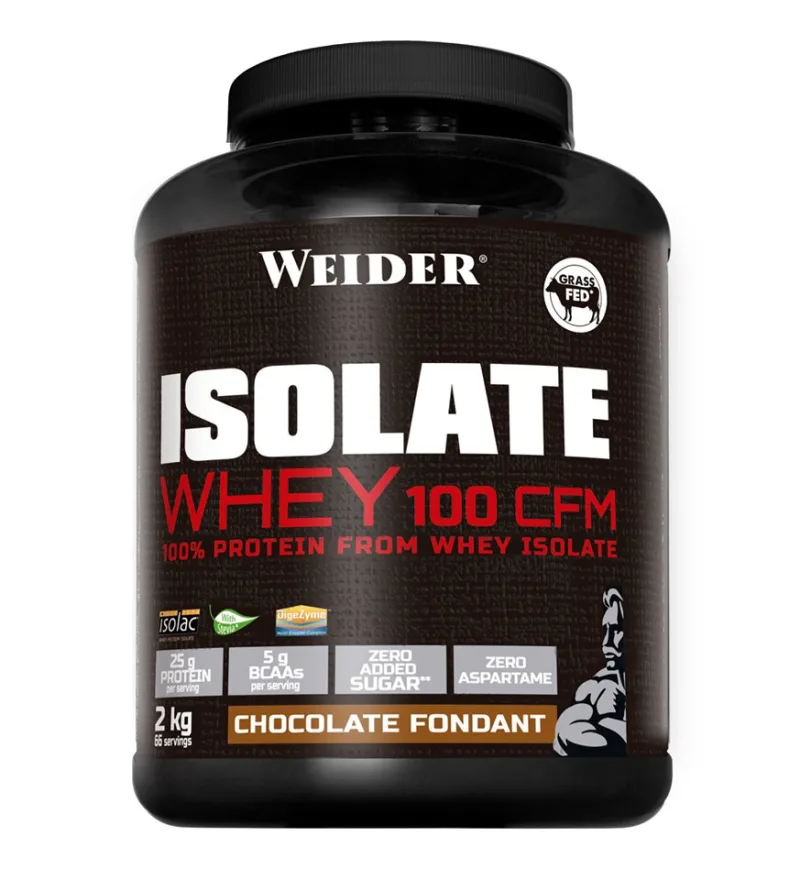 Izolat proteic cu aroma de Chocolate Fondant Isolate Whey 100CFM, 2000g, Weider — preț și oferte