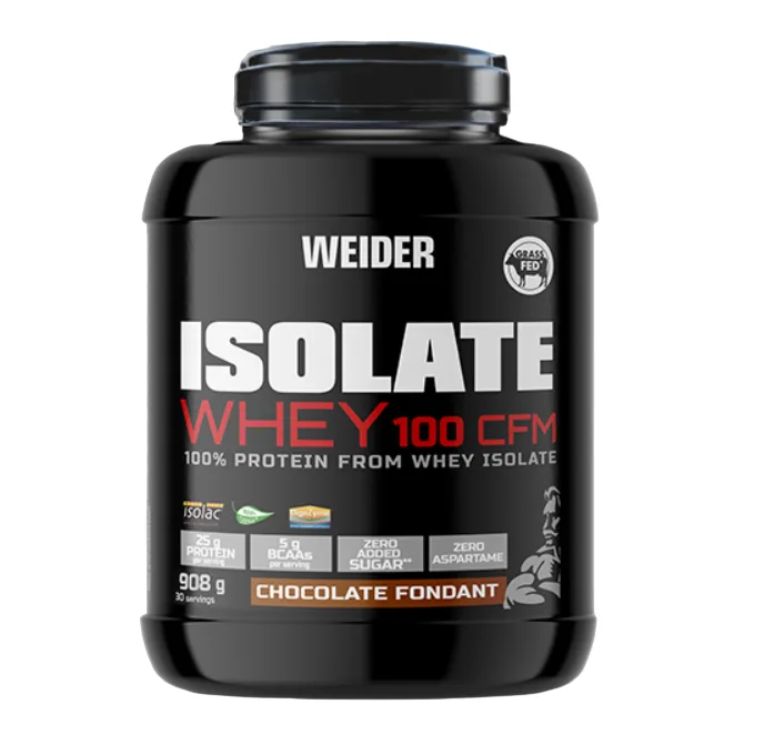 Izolat proteic cu aroma de Chocolate Fondant Isolate Whey 100CFM, 908g, Weider — preț și oferte