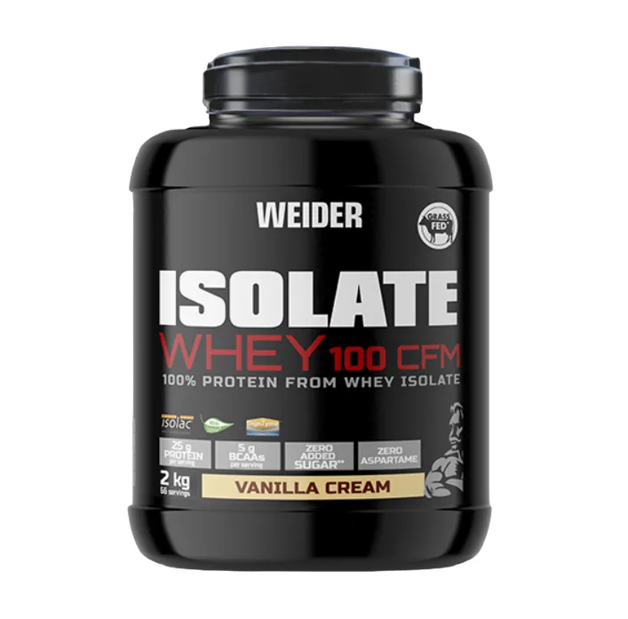 Izolat proteic cu aroma de Vanilla Cream Isolate Whey 100CFM, 2000g, Weider — preț și oferte