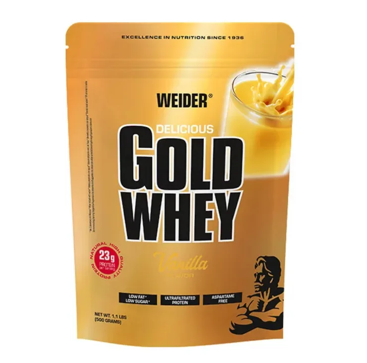 Pudra proteica cu aroma de Vanilla Fresh Gold Whey, 500g, Weider — preț și oferte