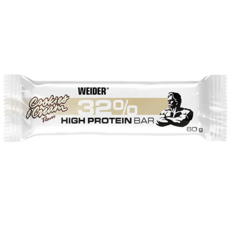 Baton proteic cu aroma de cookies&cream 32% Protein Bar, 60g, Weider — preț și oferte