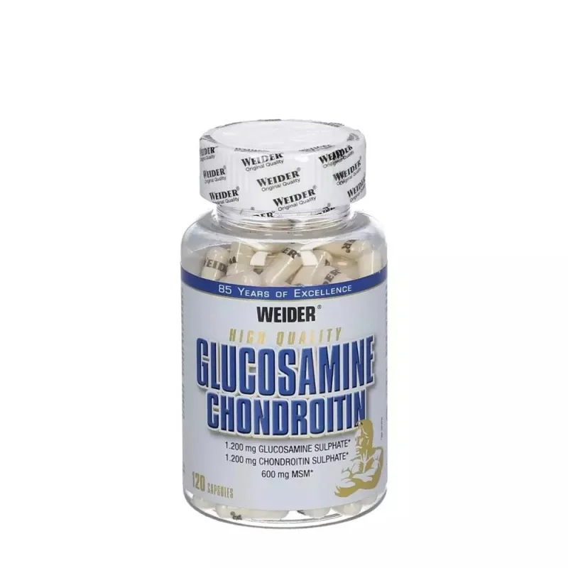 Glucosamine + Chondroitin + MSM, 120 capsule, Weider — preț și oferte