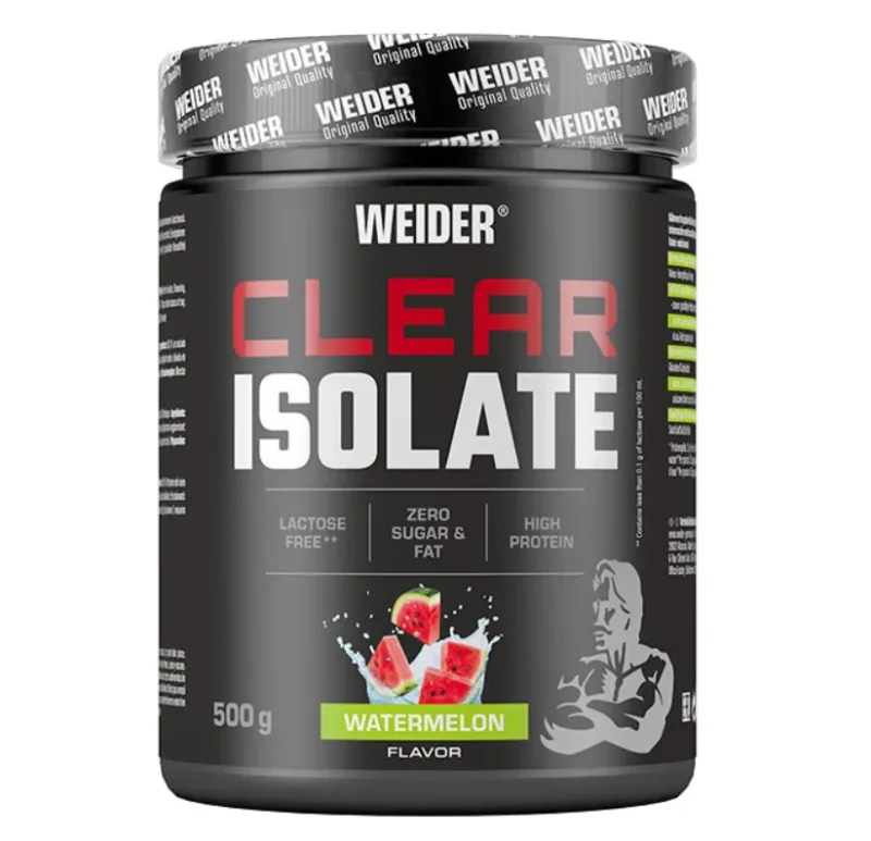 Pudra proteica cu aroma de pepene Clear Isolate, 500g, Weider — preț și oferte