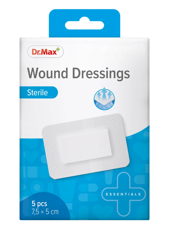 Dr. Max Plasturi sterili 7,5 x 5cm, 5 bucati — preț și oferte