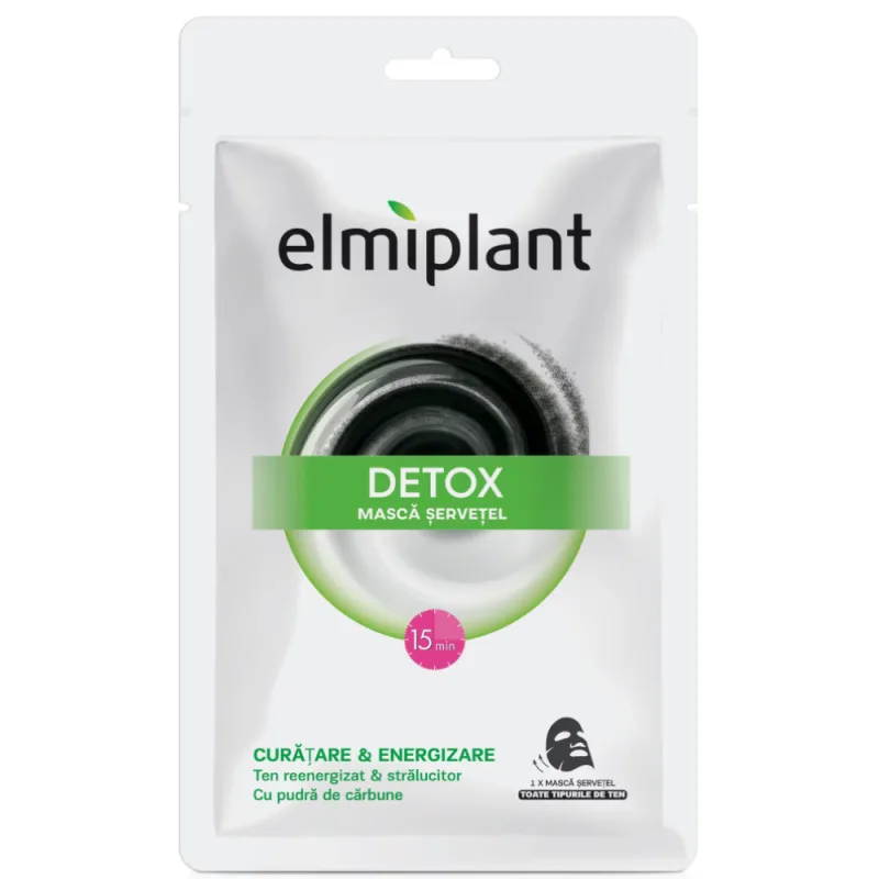 Masca servetel Detox, 1 bucata, Elmiplant — preț și oferte