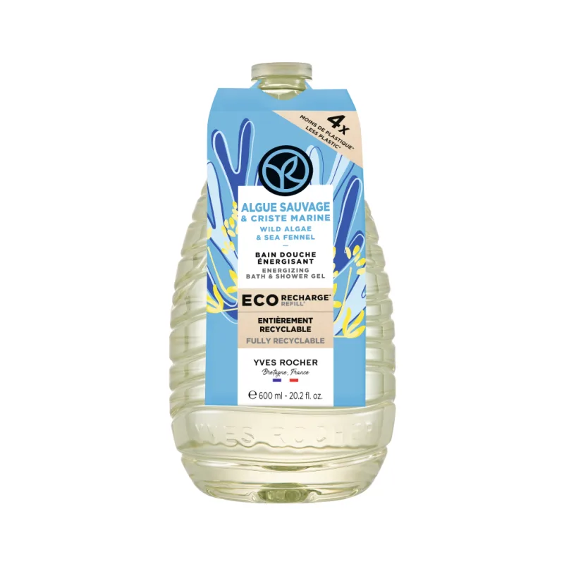 Rezerva gel de dus cu alge salbatice si fenicul marin, 600ml, Yves Rocher — preț și oferte