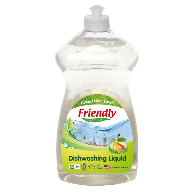 Detergent pentru vase si biberoane cu pere, 739ml, Friendly Organic — preț și oferte