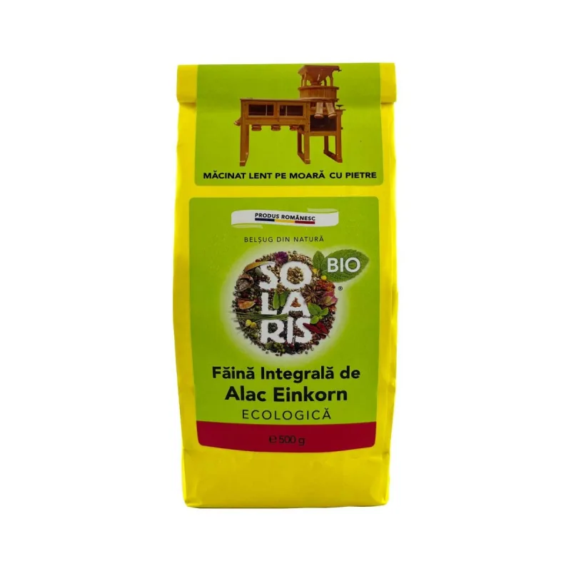 Faina integrala de grau Alac Einkorn Bio, 500g, Solaris — preț și oferte