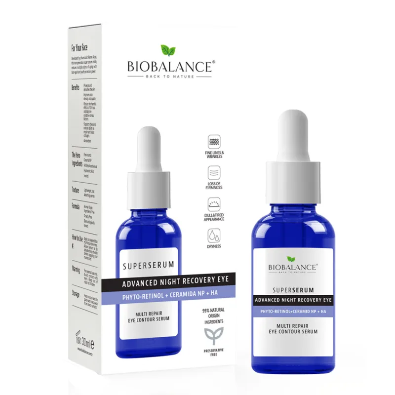 Super serum contur ochi pentru noapte, 20 ml, Bio Balance — preț și oferte