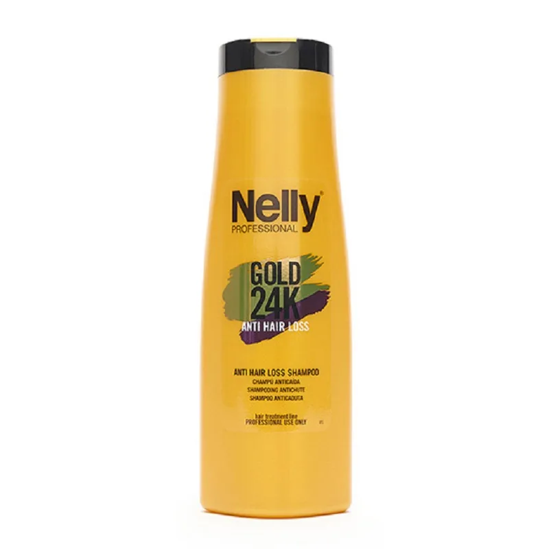 Sampon impotriva caderii parului Gold 24K, 400ml, Nelly Professional — preț și oferte