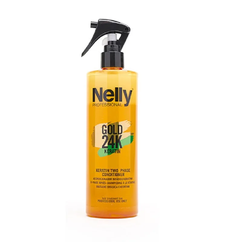 Balsam in doua faze Gold 24K Keratin, 400ml, Nelly Professional — preț și oferte