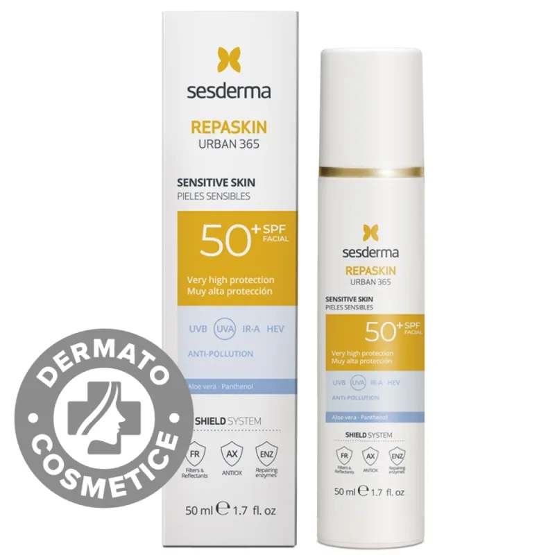 Crema cu protectie solara pentru ten sensibil Repaskin Urban 365, 50ml, Sesderma — preț și oferte
