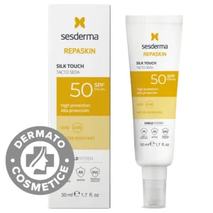 Crema pentru fata cu protectie solara SPF 50 Silk Touch Repaskin, 50ml, Sesderma