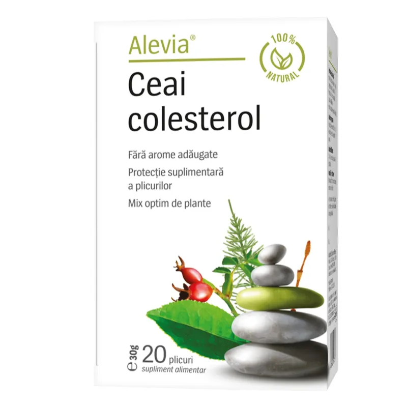 Ceai colesterol, 20 plicuri, Alevia — preț și oferte