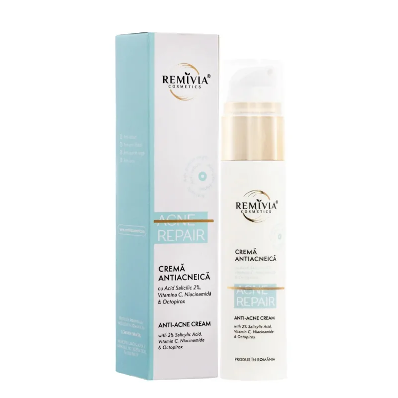 Crema antiacneica cu 2% acid salicilic, 50ml, Remivia — preț și oferte