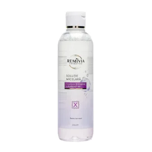 Solutie micelara pentru curatrea tenului, 250ml, Remivia