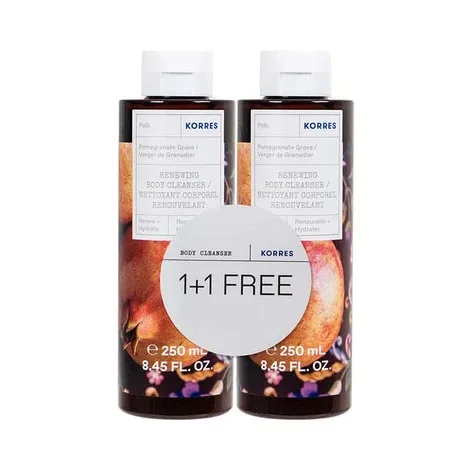 Pachet Pomegranate Gel de dus, 2x250ml, Korres — preț și oferte