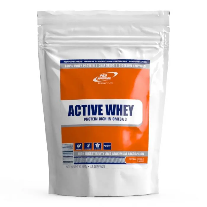 Active Whey Tropical Delight, 400g, Pro Nutrition — preț și oferte