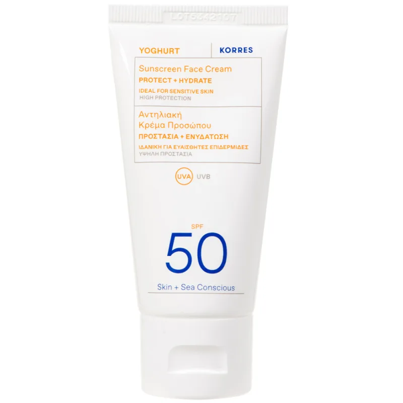 Crema de fata Yoghurt Sun SPF50, 50ml, Korres — preț și oferte