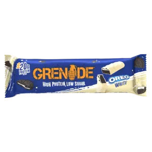 Baton proteic Oreo White, 60g, Grenade