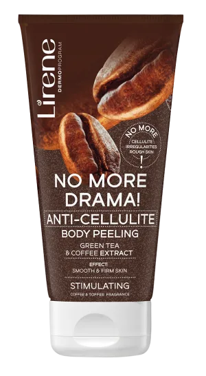 Exfoliant de corp anticelulitic cu extract de cafea No More Drama, 175g, Lirene