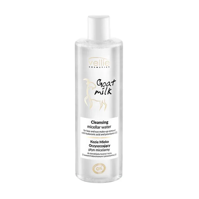 Apa micelara hidratanta cu Acid Hialuronic Goat Milk, 400ml, Vellie — preț și oferte