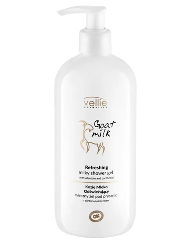 Gel de dus cremos revigorant Goat Milk, 500ml, Vellie — preț și oferte