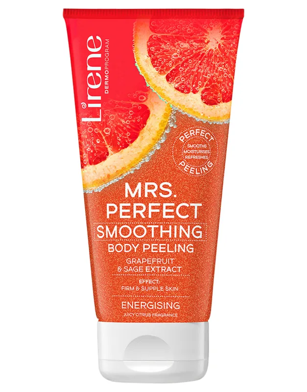 Exfoliant de corp energizant cu extract de grapefruit Mrs. Perfect, 175ml, Lirene — preț și oferte