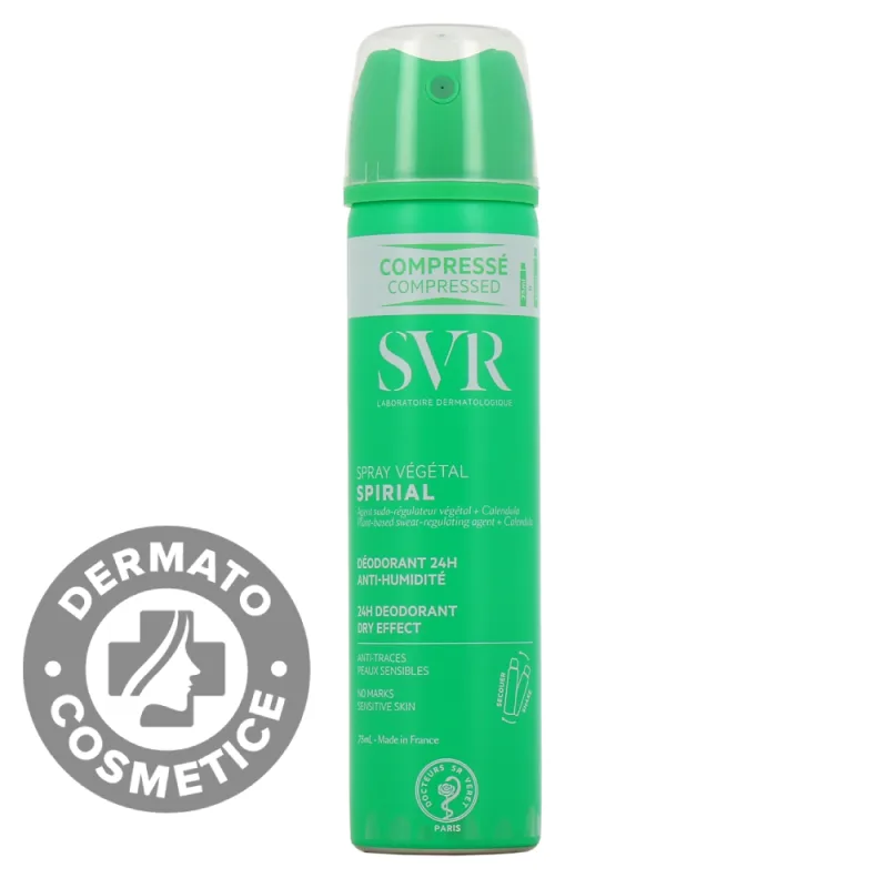 Deodorant spray vegetal Spirial, 75ml, SVR — preț și oferte